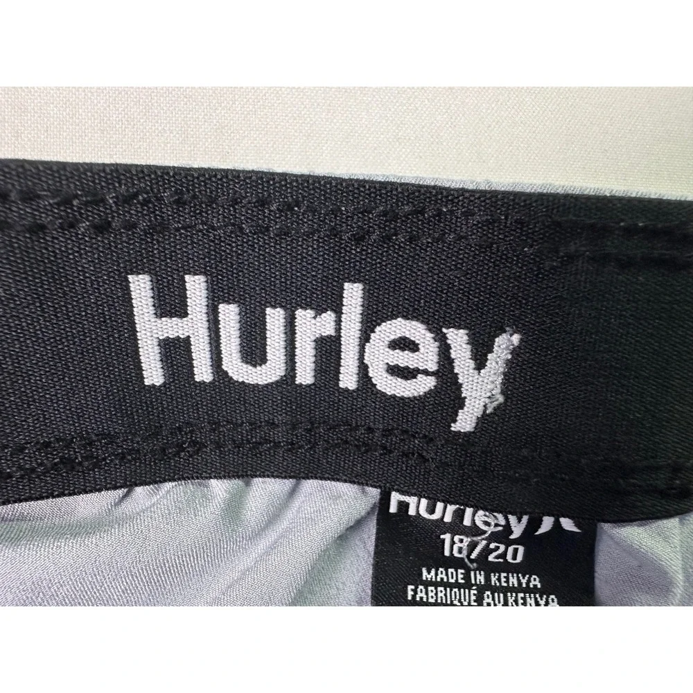 Hurley Boys Hybrid Shorts Size XL‎ 18/20 Gray Boardshorts Swim Trunks Walkshorts